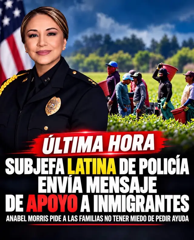 🚨🇺🇸 ¡MENSAJE DE APOYO A LOS INMIGRANTES! ALTA OFICIAL LATINA DE POLICÍA EN CALIFORNIA PIDE A LAS FAMILIAS NO TENER MIEDO 👮‍♀️🇲🇽 Anabel Morris, subjefa de la Policía de Stockton, California, hizo un llamado a la comunidad inmigrante para que no tenga miedo de acudir a las autoridades cuando necesite ayuda. ❤️ Morris, hija de inmigrantes mexicanos y primera latina en ocupar ese cargo, recordó las dificultades y temores que vivió su propia familia. 🗣️ “Recuerdo cómo se sentían mis padres y cómo me sentía yo”, expresó, asegurando que todas las personas merecen respeto y un trato igualitario. ⚖️ También recordó que la ley SB 54 de California limita la colaboración de la policía local con las autoridades federales de inmigración, buscando fortalecer la confianza entre las comunidades y la policía. 💬 ¿Qué opinas del mensaje de esta oficial a las familias inmigrantes? #California #ComunidadInmigrante #AnabelMorris
