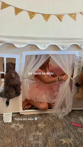 Imaginary play is my favorite- I want her to stay “little” as long as possible #play #kids #girls #playhouse 