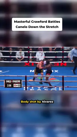Masterful Crawford Battles Canelo Down the Stretch Canelo pushes forward with body shots and uppercuts, but Crawford executes his strategy in the championship rounds. #TerenceCrawford #CaneloAlvarez #BoxingClassics #ChampionshipBoxing