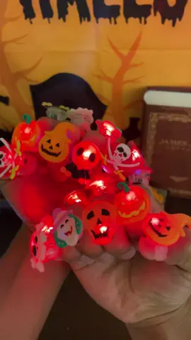 Kids absolutely love these cool safe glowing LED rings as alternative Halloween treats #Halloween2026 #LightUpRings #TrickOrTreatFavors #KidsPartyFavors #HalloweenGifts