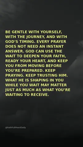 Be Gentle with yourself 