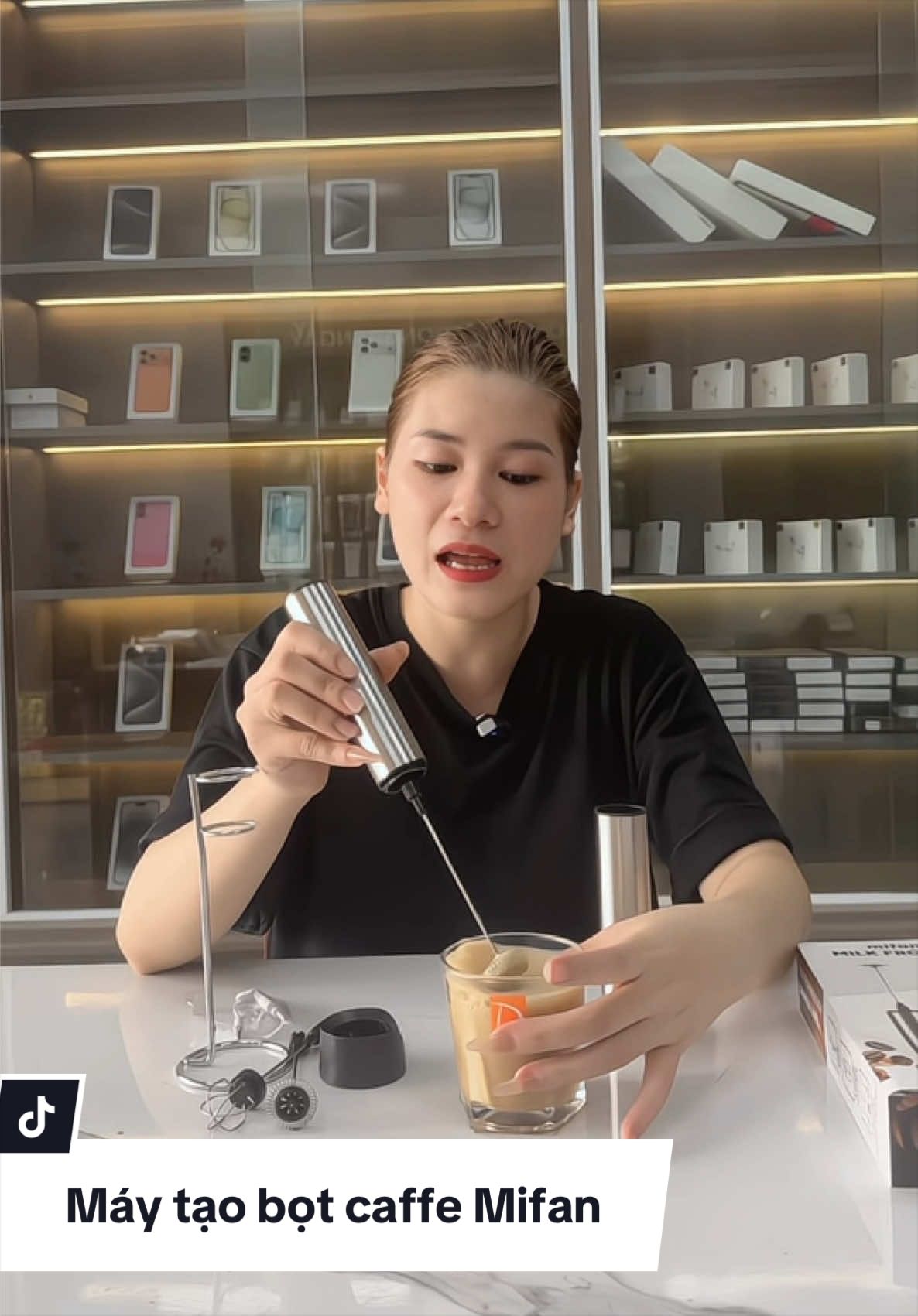 Máy đánh tạo bọt caffe Mifan 3 đầu đánh #maytaobotcaphe #mifan #maydanhtrung 