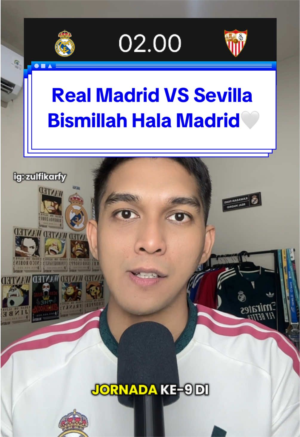 Real Madrid akan menghadapi Sevilla di LaLiga Jornada 9 di Estadio Bernabeu🔥 Bismillah +3🤲🏻 Hala Madrid y Nada Mas🤍 #realmadrid #sevilla #laliga #halamadrid #TikTokSportsCommentary 