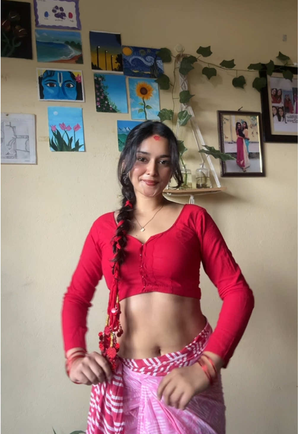 Pahiran Nepali, maya Nepali🫶#nepali #nepaliattire #fyp #trend #fypシ 