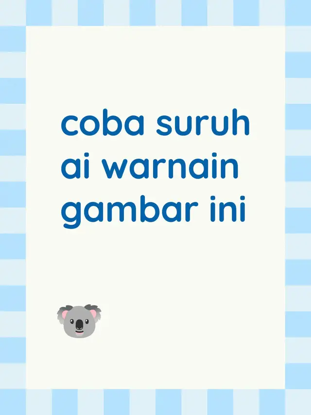 coba suruh ai warnain gambar ini