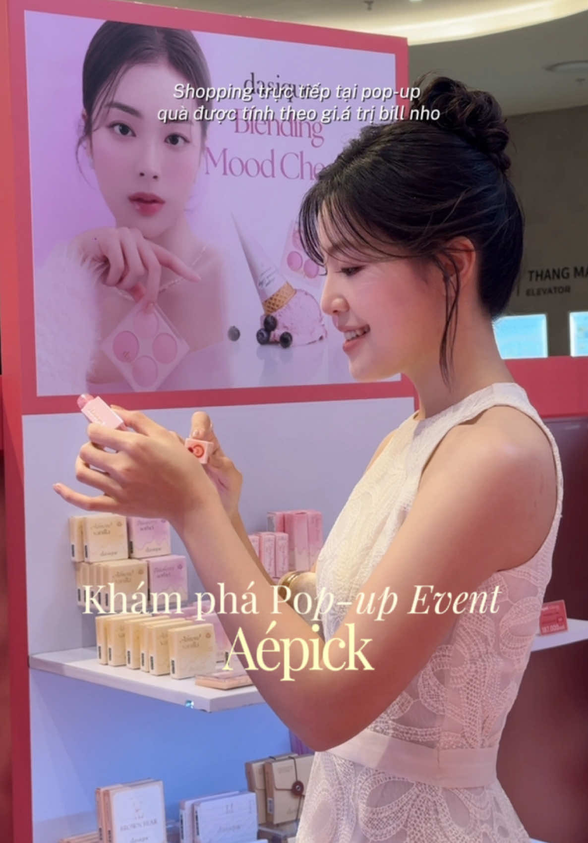 Khám phá Pop-up event nhà Aépick cùng tui nhóoo #thuchienne #makeup #fyp #aepick #aepickpopupevent