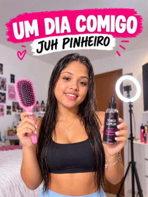 #entretenimentoemdobro  Um Dia Comigo: Dancinhas, Cuidados com o Cabelo e Rotina Real | Juh Pinheiro Acompanha mais um vlog do dia a dia da Juh Pinheiro! Neste vídeo, ela começa com muita energia a gravar dancinhas e depois partilha a sua rotina de cuidados capilares após chegar de um jogo na escola, mostrando a aplicação do tónico de crescimento e como o seu cabelo já cresceu. Além disso, vais ver um pouco dos bastidores das gravações para o Kwai, um bate-papo sincero sobre o corpo e a correria para almoçar quase às 5 da tarde com direito a frango, baião e aquela Coca-Cola bem fresca! Gostaste de acompanhar a rotina da Juh? Deixa o teu gosto, comenta o que achaste e subscreve o canal para não perderes os próximos vídeos! #JuhPinheiro #Vlog #Rotina #CuidadosComOCabelo