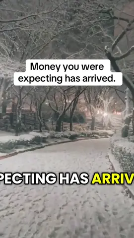 Money you were expecting has arrived.