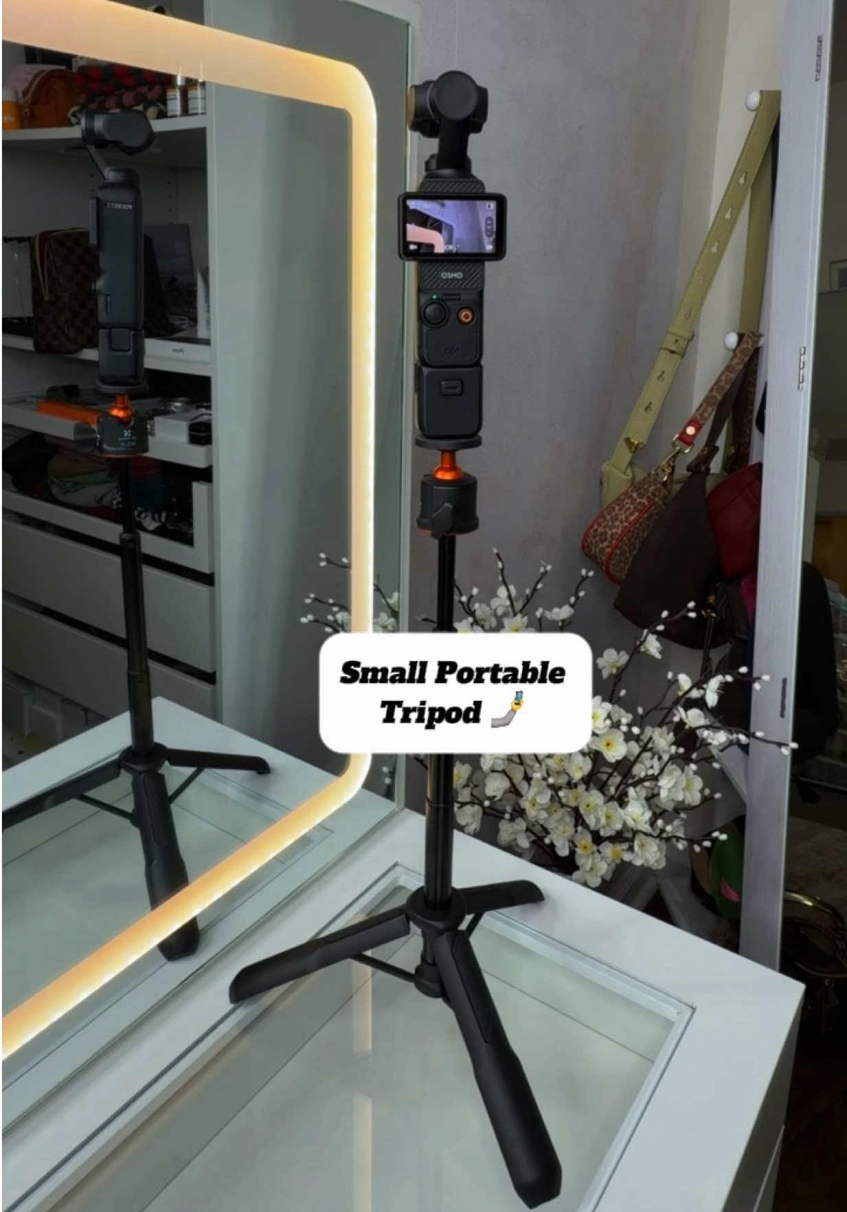 #selfiestick #vlogging #osmopocket3 #tripod #filming 