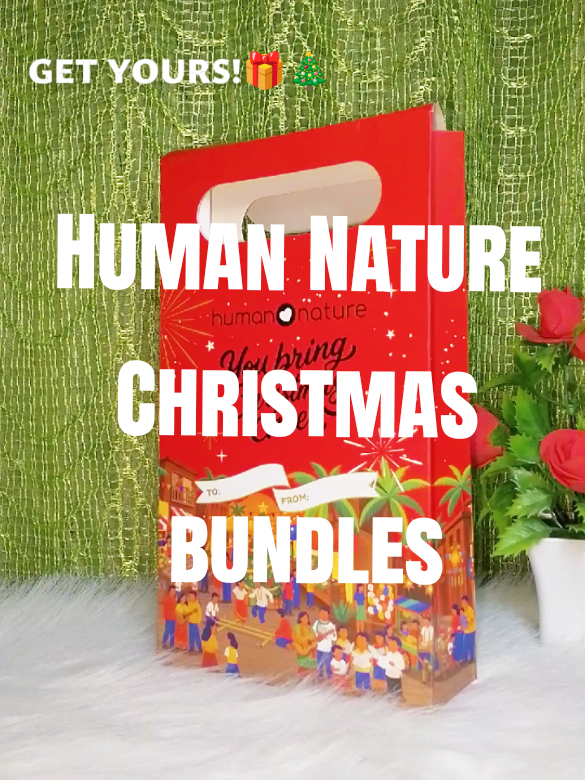 🎄🎁 **Practical gift this Christmas!** ❤️ Human Nature bundle for everyday self-care—simple, useful, and thoughtful. 🌸🍅✨ #humannature  #humannaturebudol #Giftideas #GiftSets #GiftBundles 