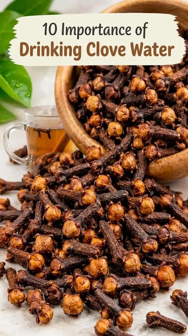 Boil 2-3 cloves in 1 cup of water for 5-7 minutes. Strain and drink as a warm tea You can add honey or lemon for better taste. Cloves can also be used in cooking, soups, rice, and herbal remedies. For fresh breath, chew 1 clove gently for a few minutes.Use in moderation because cloves are very strong in flavor and aroma.#Cloves #CloveTea #HerbalRemedv #lmmunityBoost #saunabenefits 