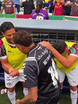 Neymar humiliating Hulk 🤣🔥 #neymar #skills #football #santosfc 
