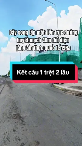 Dãy song lập 1 trệt 2 lầu mặt tiền đại lộ đắc địa nhất Vinhomes Hóc Môn #vinhomes #vinhomeshocmon #vinhomesaigonpark 