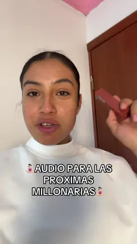 Audio para ser millonaria abundancia 🫶🏻🧘🏻‍♀️🍀🍀#manifestar #elpoderdelaspalabras #dineroabundancia💵🤑💰 