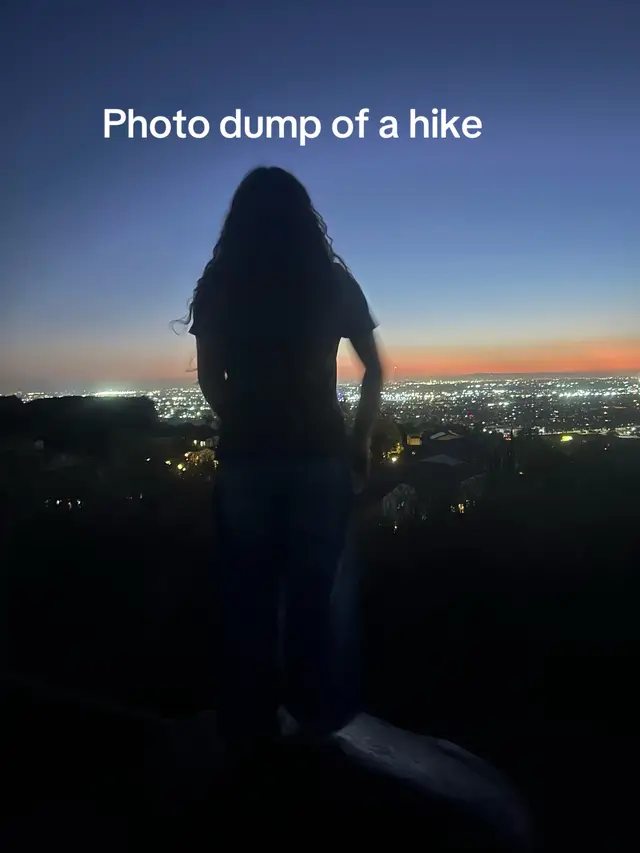@Ally #nighthike #sunset #fyp #viral 