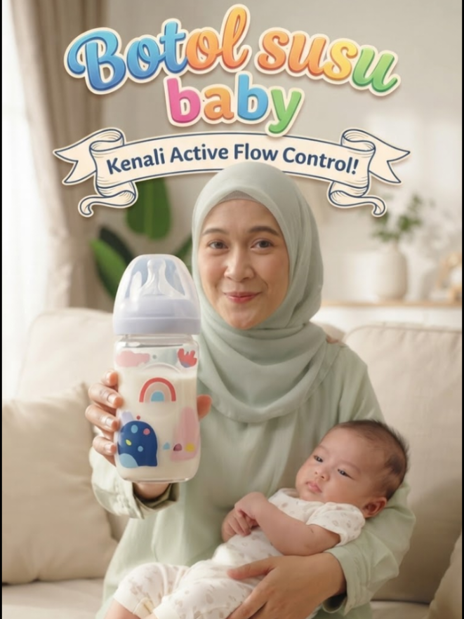🍼💗 Mak-mak, dah kenal Koalabébé Art Enlightenment Series? ✨ Active Flow Control ✨ Sistem anti-kolik ✨ Bebas BPA ✨ Medium Flow untuk bayi 3–6 bulan Botol susu dengan ciri yang menarik untuk rutin penyusuan si manja! 🥰 🛒 Nak tengok lebih lanjut? Tekan beg kuning sekarang! #Koalabebe #BotolSusuBayi #BabyBottle #BarangBaby #KeperluanBayi 