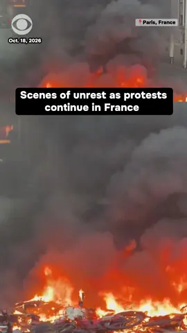 Cars were set on fire and shops looted as demonstrations descended into violence in Paris, France, on Saturday amid nationwide demonstrations that drew hundreds of thousands who denounced rising living costs and poor conditions in schools. French President Emmanuel Macron held an emergency meeting with top government officials on Sunday afternoon and later addressed the nation. 