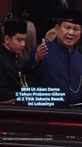 Tepat dua tahun pemerintahan Presiden Prabowo Subianto dan Wapres Gibran Rakabuming Raka, mahasiswa UI berencana turun ke jalan pada Selasa (20/10/2026). Dua titik di Jakarta disiapkan sebagai lokasi demonstrasi. ~MS #demo #demomahasiswa #UI #newsplay [2026101914293781]