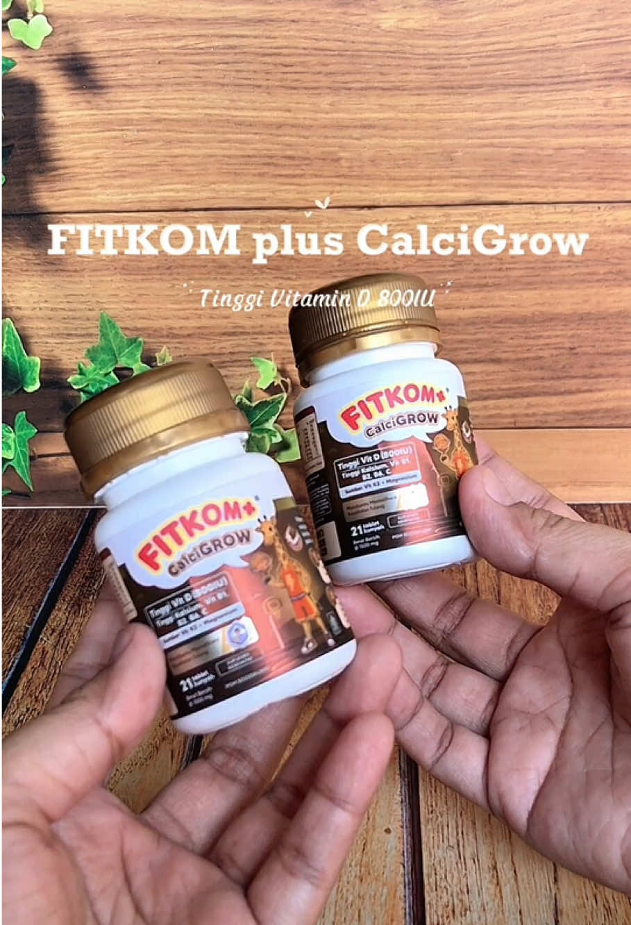 Rekomandasi vitamin peninggi badan anak  #fitkom #fitkomcalcigrow #vitamintinggi #pejuangtb #suplemenanak 
