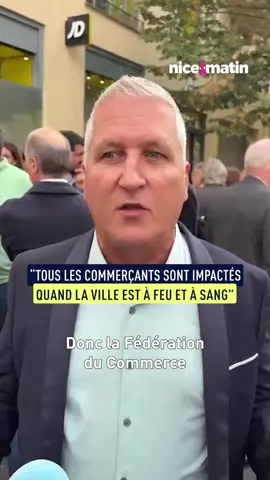 Lors d'une conférence de presse organisée devant le JD Sport, ce matin, sur l'avenue Jean-Médecin, la Fédération du Commerce niçois a lancé un appel aux dons pour aider les petits commerçants à se relever.