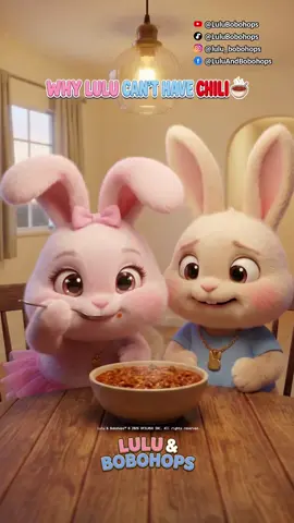 Why Lulu can’t have Chile! 💕 #LuluAndBobo #shorts #funnyanimals #bunnycouple #couplegoals   