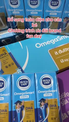 Sữa DHA chính hãng bổ sung toàn diện cho các con #DutchLadyOmegaSmart #NuoiDuongConThongMinhMoiNgay #OmegaSmart 