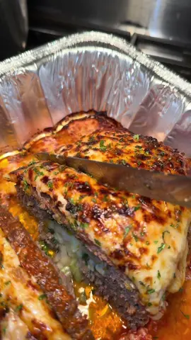 Stuffed Meatloaf 🤤 Things you need 2lbs Ground Beef 1 Green Bell Pepper, diced 1 Onion, diced 1- 2 cups Fresh Spinach  Rao’s Marinara Sauce  Shredded Mozzarella Cheese 1 cup, Panko Italian Bread Crumbs  1/2 cup Grated Parmesan Cheese 2 eggs 1/4 cup of Milk Worcestershire Sauce Saran Wrap Seasoning: Salt, Pepper, Garlic Powder, Onion Powder, Kinder’s Cowboy Butter, Chili Powder, Paprika, Dried Oregano, Dried Basil Directions 1. Preheat oven to 350°F. 2. In a large bowl, add the ground beef, diced onion, green bell pepper, and seasonings. Mix until well combined. 3. Add 1/4 cup of milk, 2 tablespoons of Worcestershire sauce, and 2 eggs. Mix well. 4. Lastly, add 1 cup of breadcrumbs and 1/2 cup of Parmesan cheese. Mix until all ingredients are evenly incorporated. 5. Lay a sheet of plastic wrap (Saran Wrap) on a clean, flat surface. Place the meat mixture on top and flatten it into an even layer. 6. Add about 2 handfuls of spinach and 2 cups of shredded mozzarella cheese down the center of the meat mixture. 7. Using the plastic wrap to help guide you, carefully roll the meat mixture over the filling, similar to rolling sushi. Once rolled, press the edges and ends together to seal the meatloaf. Make sure the filling is completely enclosed and nothing is spilling out 8. Carefully transfer the meatloaf to an oven-safe baking dish and bake for 45 minutes. 9. Remove the meatloaf from the oven and spread marinara sauce over the top. Season with a little salt and pepper, then return to the oven and bake for an additional 10 minutes. 10. Turn on the broiler and sprinkle additional shredded mozzarella cheese over the top. Spoon a little of the pan juices over the cheese to help it melt. Broil until the cheese is melted, bubbly, and golden brown, keeping a close eye on it to prevent burning. 11. Remove from the oven and garnish with parsley before serving. ##meatload##stuffedmeatloaf##fyp##blackpeoplerecipes##cooking