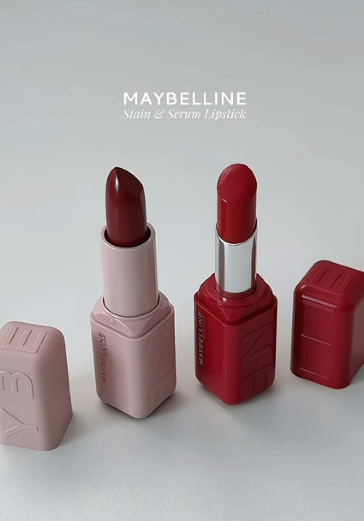 Replying to @₊˚✧ ﾟ. gyahh ₊˚✧ ﾟ.  ~ maybelline serum lipstick and shine beast stain lipstick ✨ #maybelline #maybellinemakeup #lipstick #lipstain #lipserum 