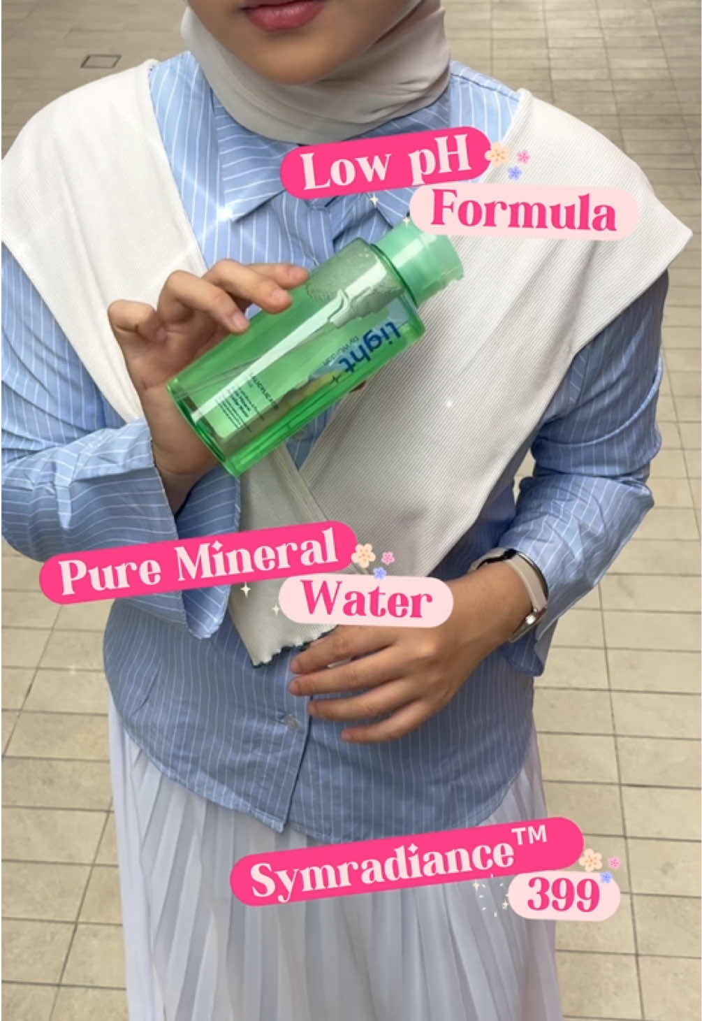 Spill my bew favorite micellar water👀 Mau samaan juga? Checkout di live ya✨🩵 #lightplus #lightplusbeauty #lightplusbywardah #svs 