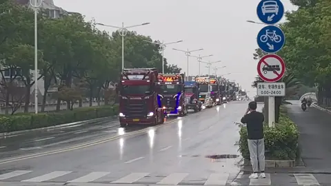 Em nó dẫn đoàn #xuhuong #scania #v8 #fyp #doyinchina肖战 