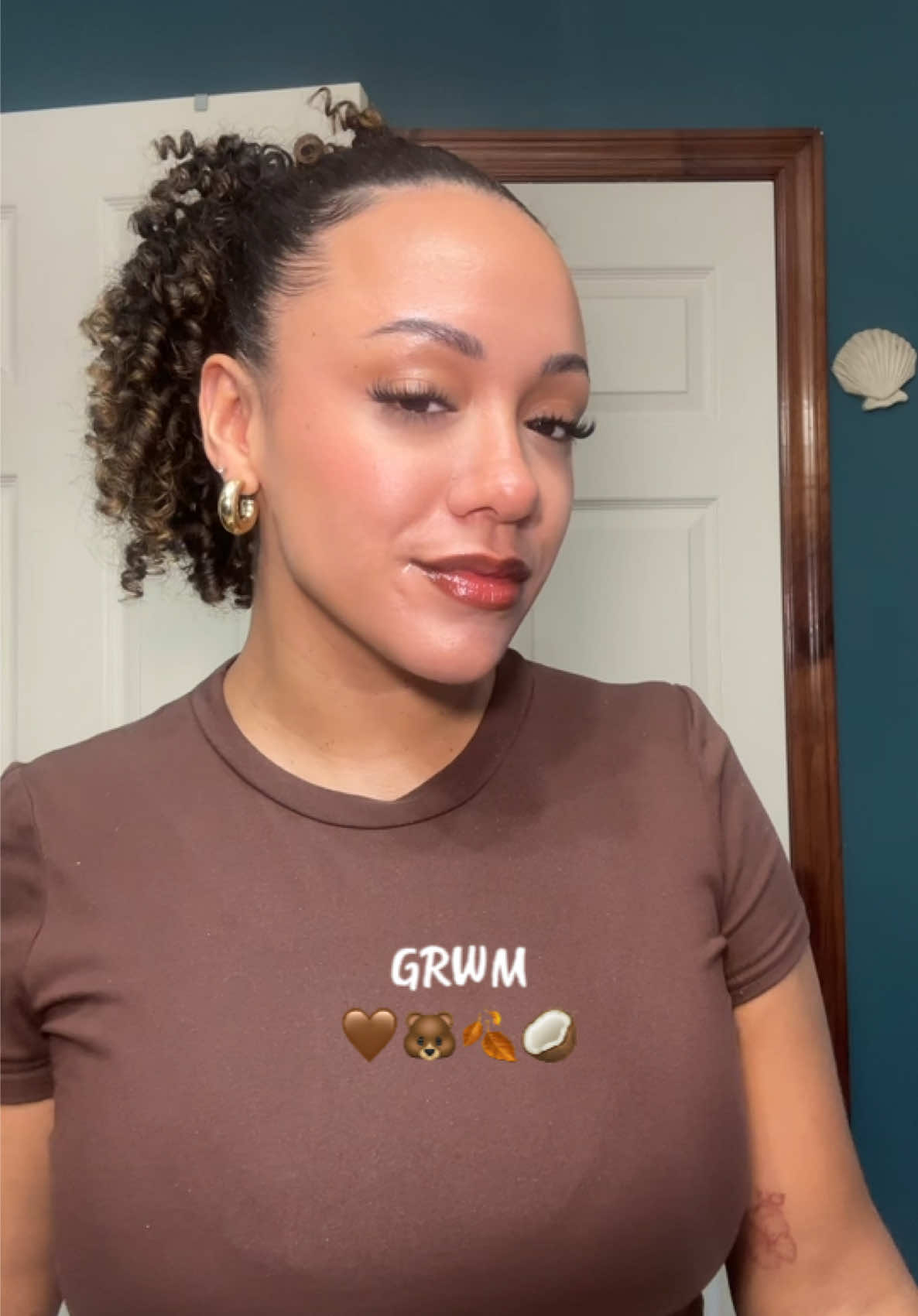 Estoy amando mucho maquillarme sin usar base.🤎 #nofoundationmakeup #grwm #makeuptutorial #grwmroutine #fup 