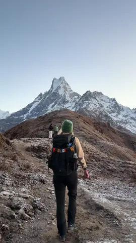 Mardi High view point  #femaleguide #Himal #Machapuchare #MountainView 