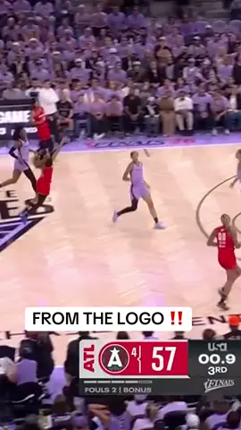 Jordin Canada drains it to beat the buzzer 💥 🎥 USA Network 