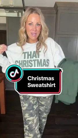 Not your normal Christmas sweatshirt and I’m so hear for it!  #christiantiktok #christmassweatshirts 