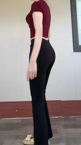 Quần legging nữ ống loe co giãn 4 chiều #xuhuong #quanleggingnu 