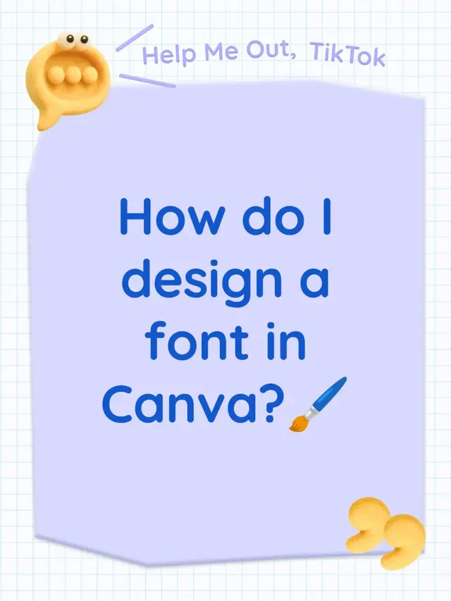 How do I design a font in Canva?🖌️