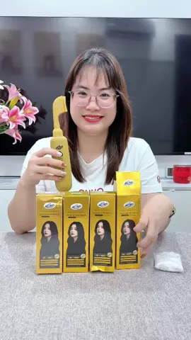Kem Nhuộm Tóc NEZHA - Lược Chải Nhuộm Đa Năng 100ml Phủ Bạc Hiệu Quả Bền Màu, Chăm Sóc Tóc Cho Nam Nữ Chính Hãng
