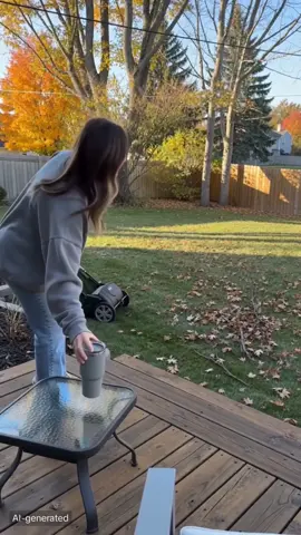 #lawnsweeper #tiktokshopblackfriday #autumnleaves #homeessentials #yardcleanup 
