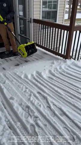 This thing absolutely launches snow 😳 #SnowRemoval #SnowShovel #WinterTools #SEESESuperBrandDay#toolupgrade