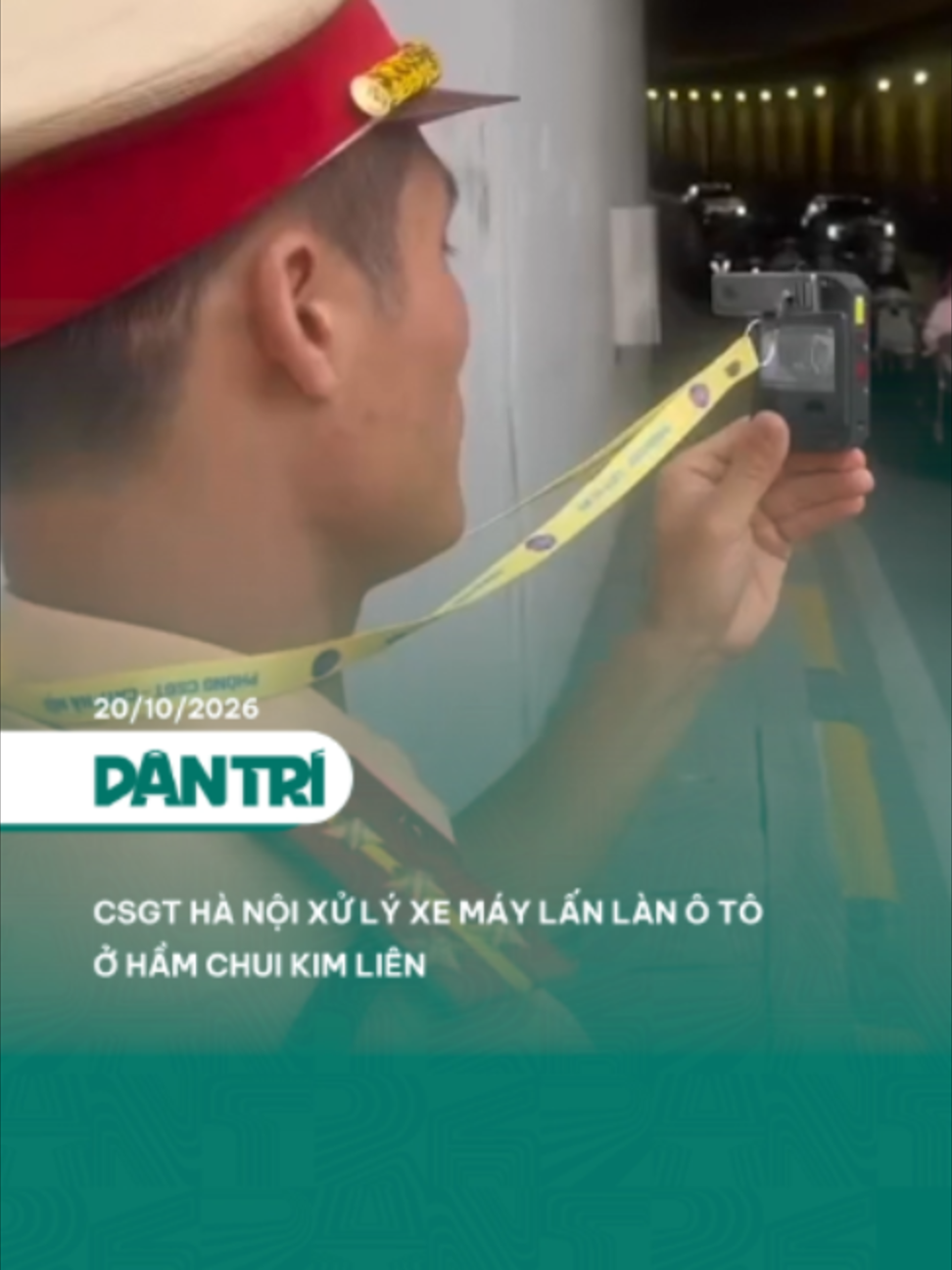 CSGT Hà Nội xử lý xe máy lấn làn ô tô ở hầm chui Kim Liên #dantrinews #LearnOnTikTok #xuhuong