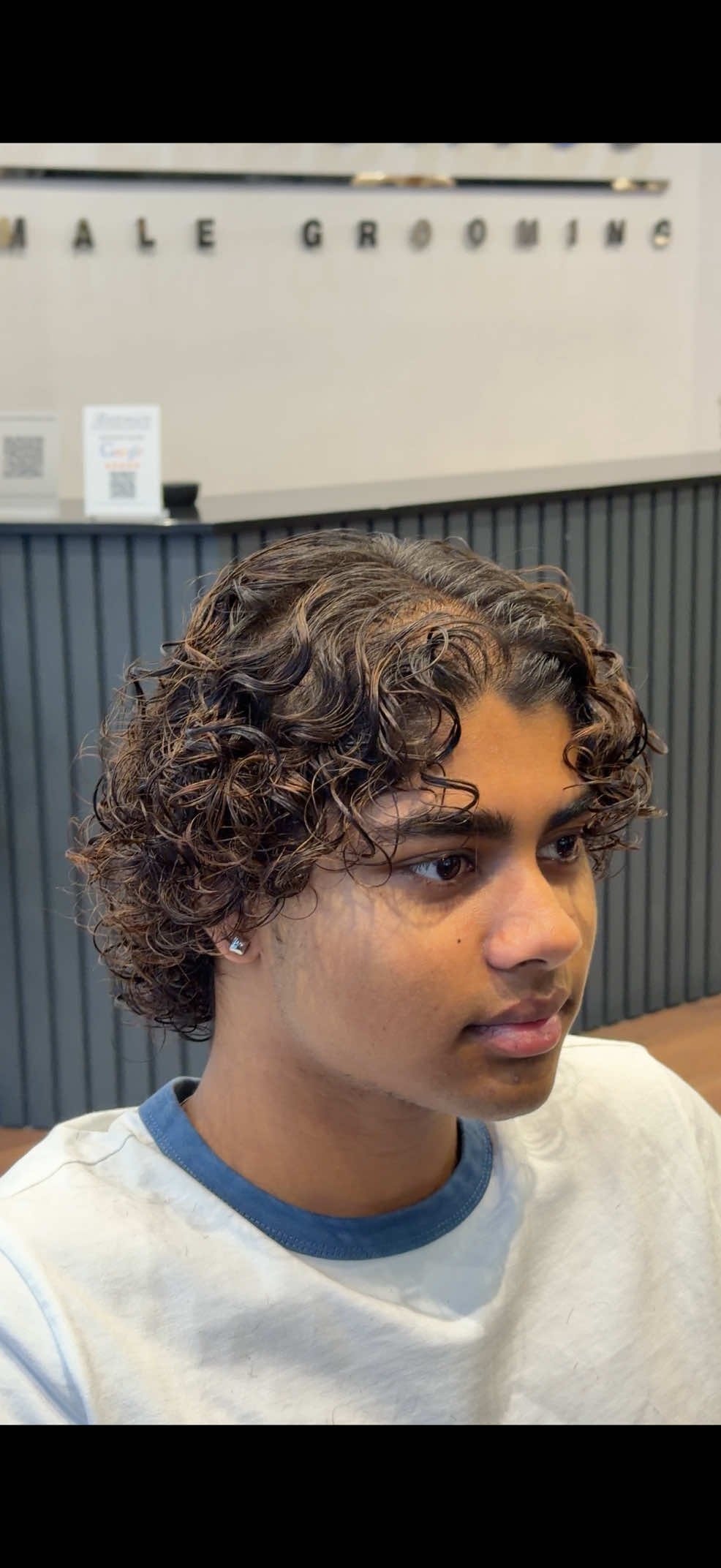Curl cream for the win! #curlcream #londonbarber #menscurlyhair
