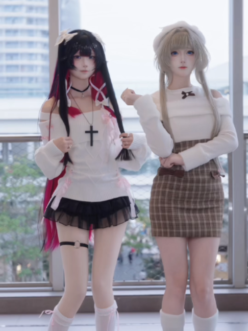 Char: Columbin x Sandrone  | Genshin Impact ✓ ContentCreator: xiaowuya #cute #beautiful #cosplay #sandrone #columbina #GenshinImpact #trending #dance #fyp