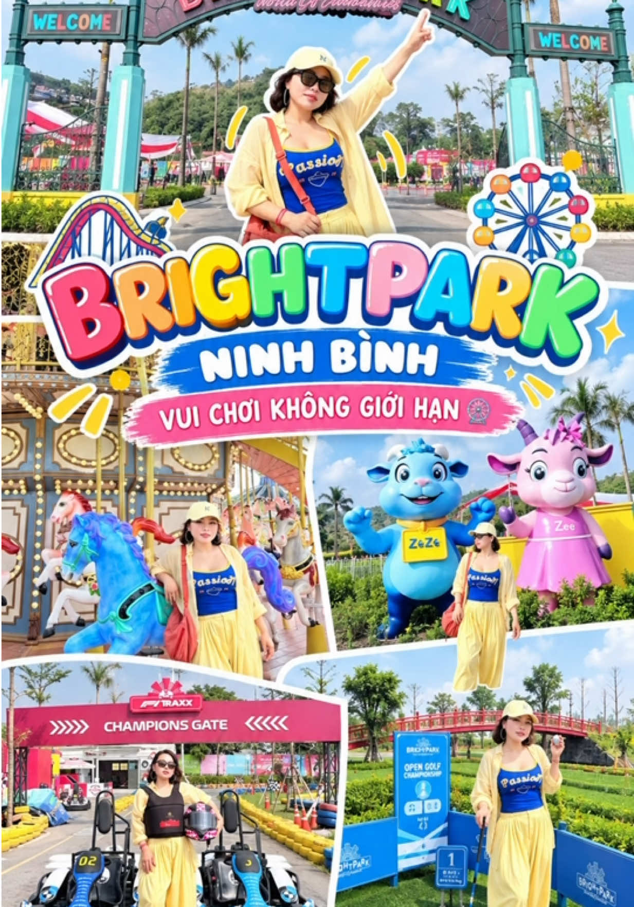 🎡 Một ngày vui chơi không giới hạn tại BRIGHTPARK Ninh Bình (khu vực Kim Bảng, Hà Nam cũ)  Từ trò chơi, ngoại khóa đến teambuilding – Toạ độ vui chơi không giới hạn dành cho cả người lớn và trẻ em   hay nhóm bạn đều có chỗ để chơi hết mình 😍 Lưu ngay địa điểm này cho chuyến đi sắp tới nha! 📍✨ #brightparkninhbinh #brightpark #ngoaikhoa #tourhssv #teambuiding