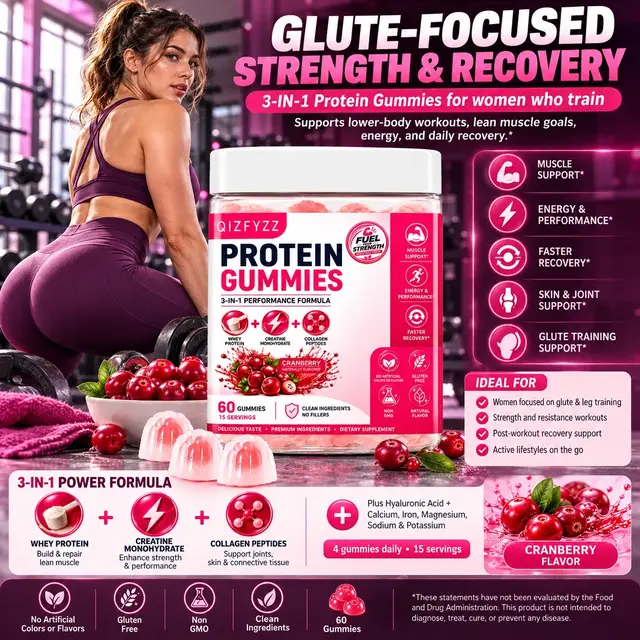 Have protein goals to meet? Grab these protein gummies to help!#proteingummies #proteinsupplement #creatine #collagen#fyp