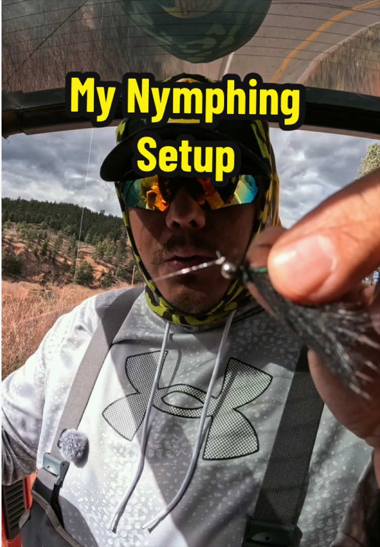 My Standard Nymphing Setup For High Fishing Pressured Rivers. #flyfishing #fishingtips #troutfishing #colorado 