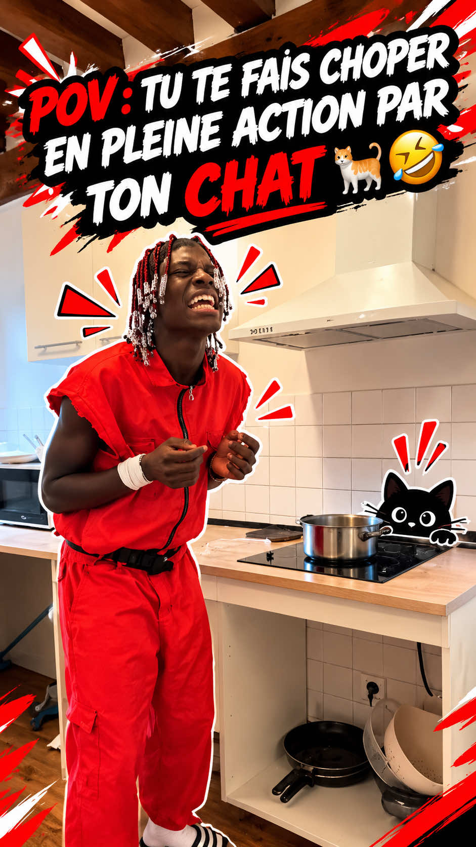 Moi qui voulais lui faire porter le chapeau 🤧😂😅#humour 