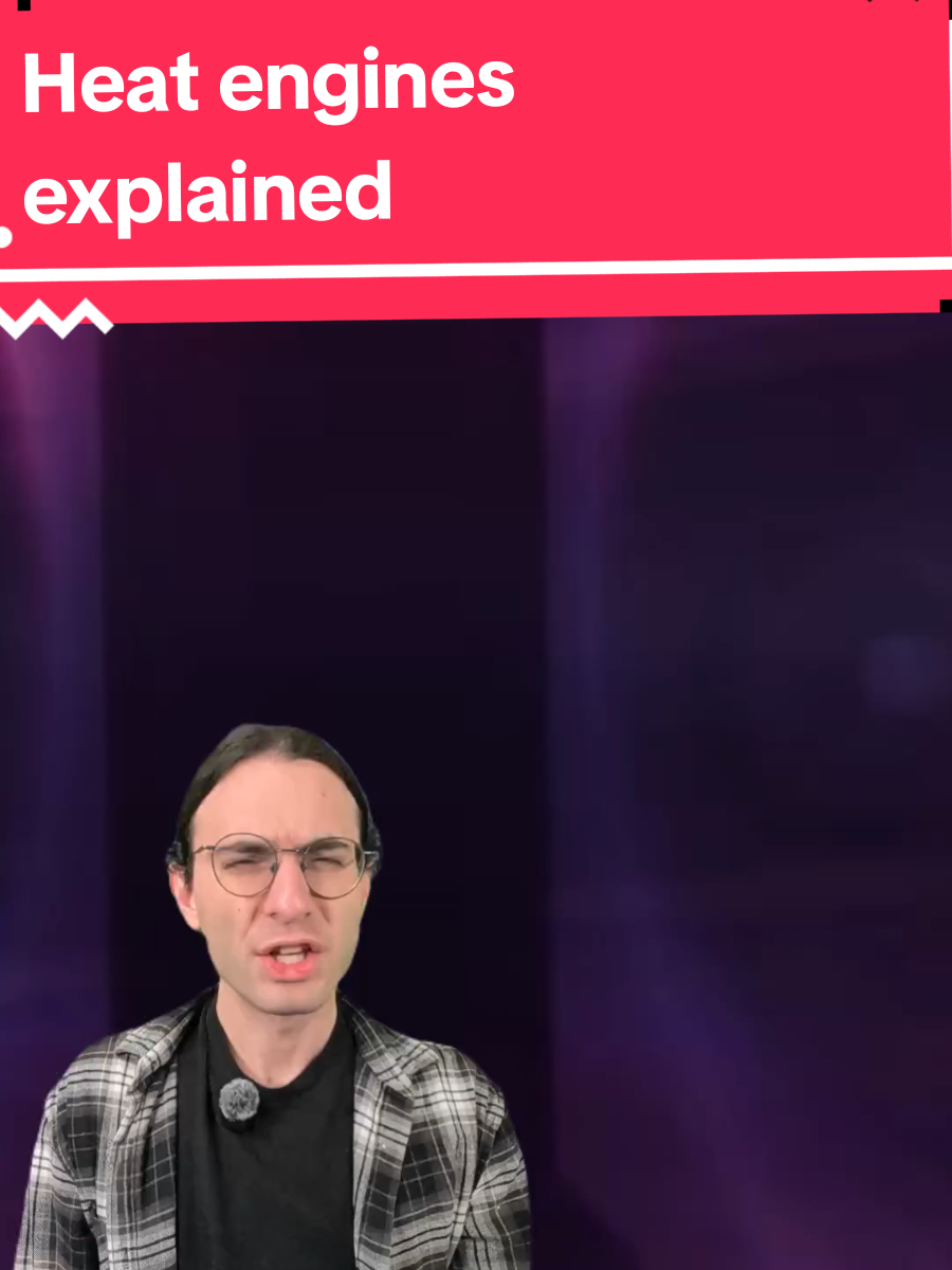 A brief intro on heat engines, because not enough people know what they are! Enjoy! #physics #thermodynamics #heatengine #explained 