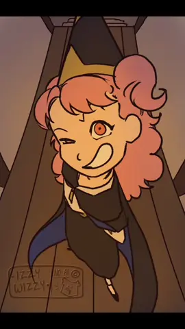 Canon interaction of a pink little shit bullying her chronically fatigued father #witchhatatelier #olruggio #2danimation #trickortreat #fananimation 