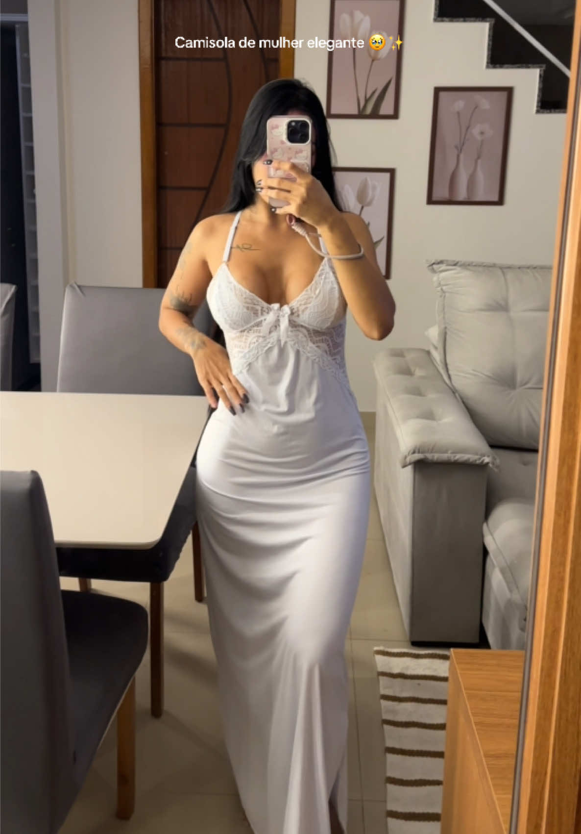 Um luxo de mulher poderosa!! #tiktokshopbr1111 #camisolalonga 