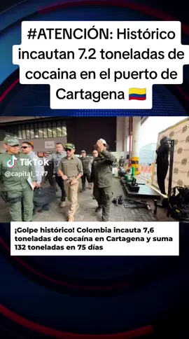 #ATENCIÓN: Histórico incautan 7.2 toneladas de cocaina en el puerto de Cartagena 🇨🇴  #Dios #viral 